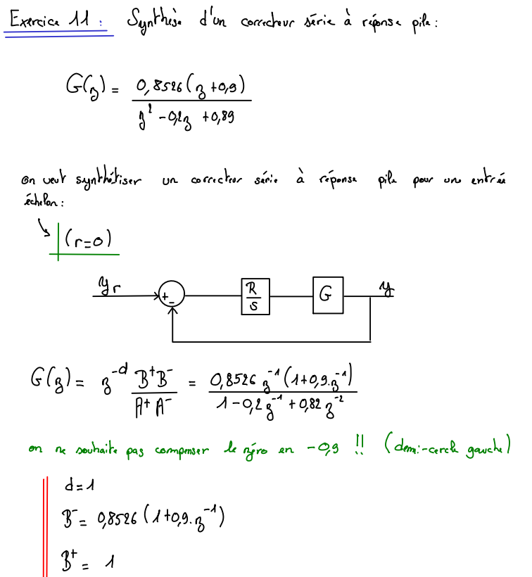 Synthèse de correcteur avec Xournal++