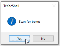 TwinCAT scan for boxes