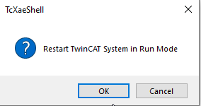 TwinCAT Restart System in Run Mode