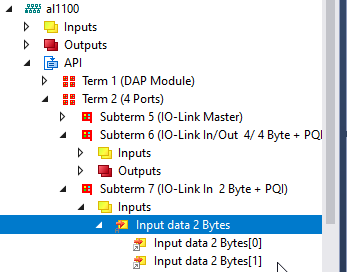 TwinCAT vérification des Liaisons