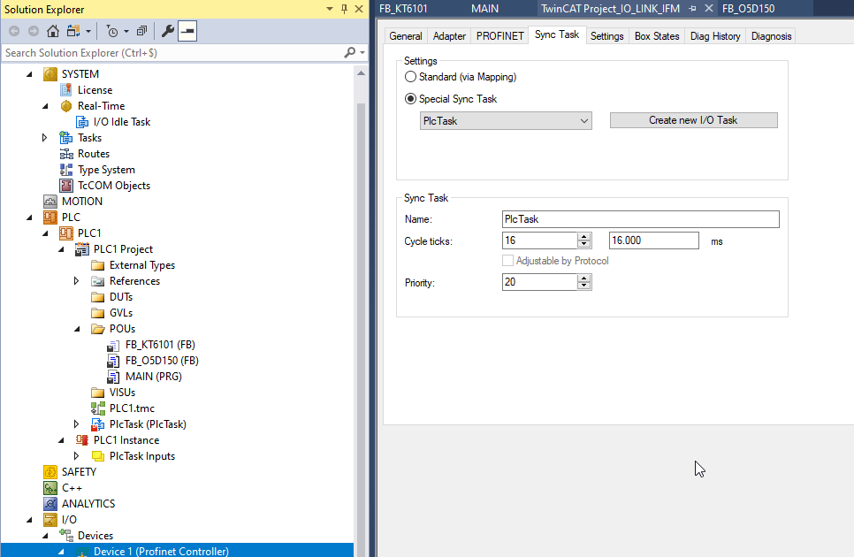 TwinCAT change Cycle Time