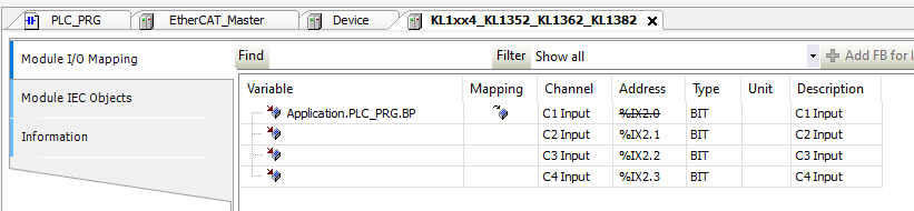 Codesys affectation  variable Input vérification