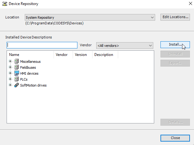 Codesys Install Device