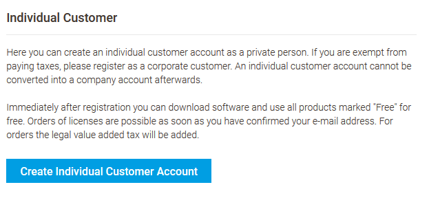 Création de compte Codesys
