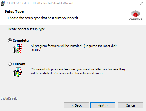 Codesys Installation complète