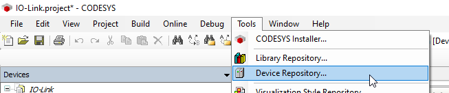 Codesys Device Repository