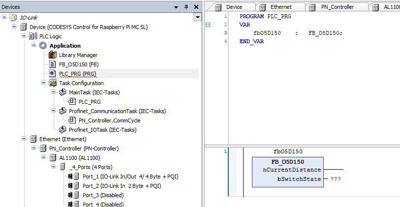 Codesys call FB O5D150