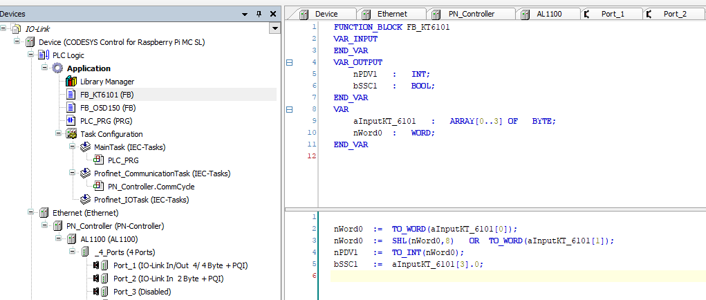 Codesys Function KT6101