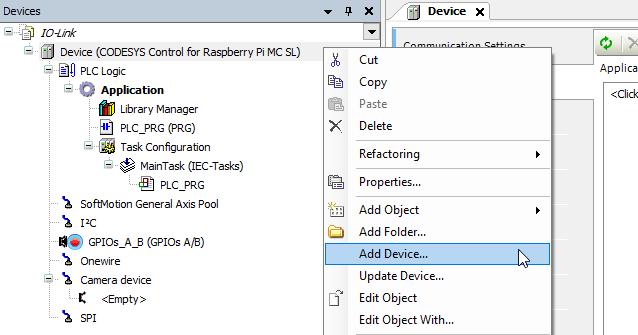 Device Codesys Add Device