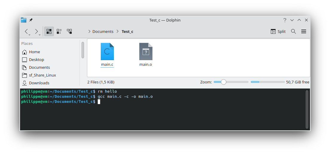 génération du fichier objet